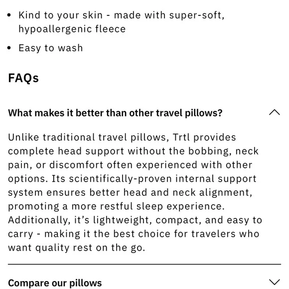 Gray Trtl Neck pillow Wrap - Picture 3 of 6